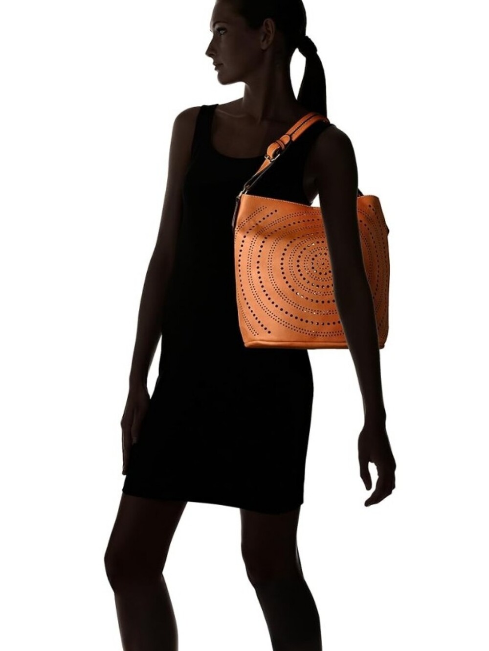 MG Collection Perforated Women’s New Shoulder Bag